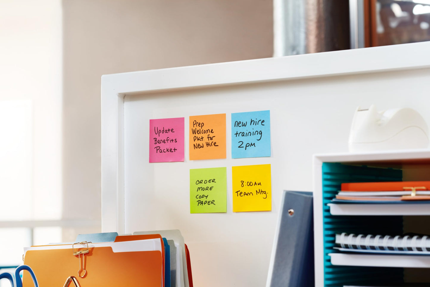 Post-it Super Sticky Notes, 6 x 4 in, Neon Fizz, 8 Pads, 45 Sheets/Pad