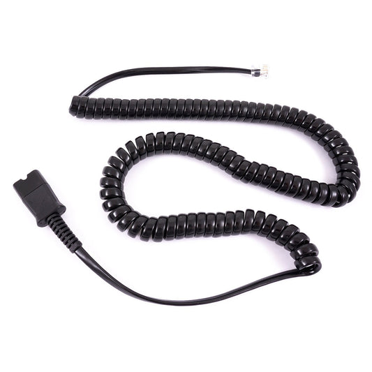 Headset Adapter U10, 26716-01 to Connect Cisco Phones' RJ9 Modular Jack for Plantronics H Series Quick Disconnect Headsets