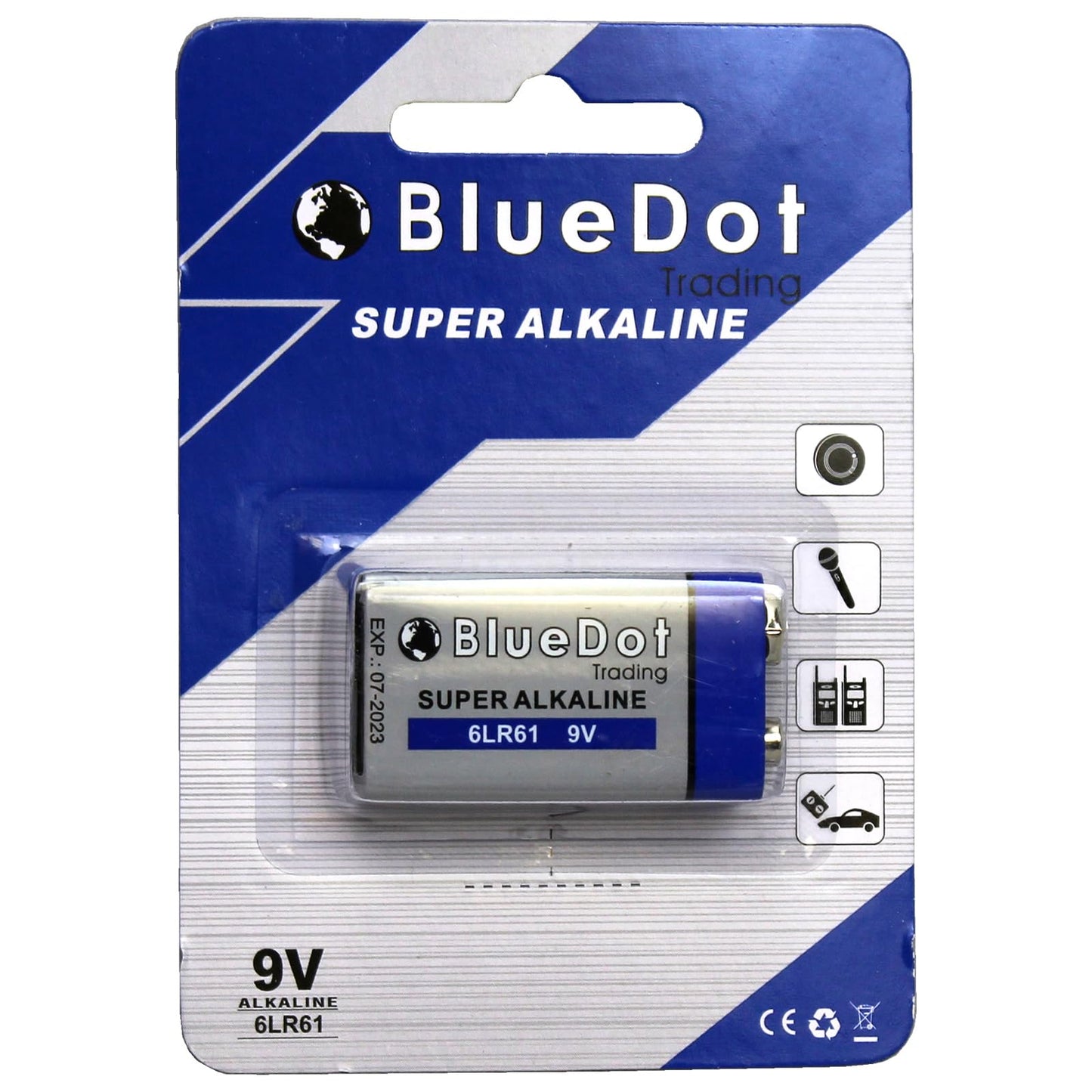 BlueDot Trading Heavy Duty 9 Volt Alkaline Batteries for Smoke and Carbon Monoxide Detectors, Security Devices and Fire Alarms, (Packaging May Vary)…