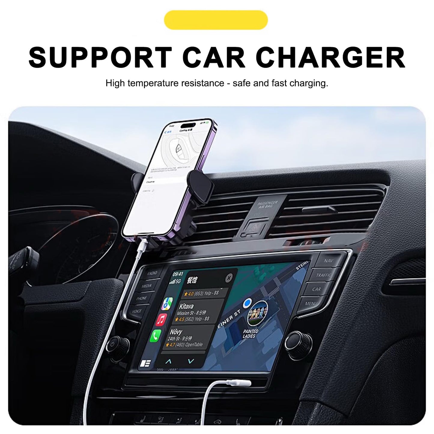 Car Carplay USB a to USB C Cable for iPhone 16E 16 iPhone 15 Pro Max Car Charger iPhone 16E 15 Chargers, iPhone 15 Carplay Cable i Phone 15 Pro Plus