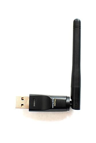 Panda Wireless Mid Range 150Mbps Wireless N USB Adapter w/ 2dBi Antenna - Win XP/Vista/7/8/10/11, Mint, Ubuntu, MX Linux, Manjaro, Fedora, Centos