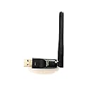 Panda Wireless Mid Range 150Mbps Wireless N USB Adapter w/ 2dBi Antenna - Win XP/Vista/7/8/10/11, Mint, Ubuntu, MX Linux, Manjaro, Fedora, Centos