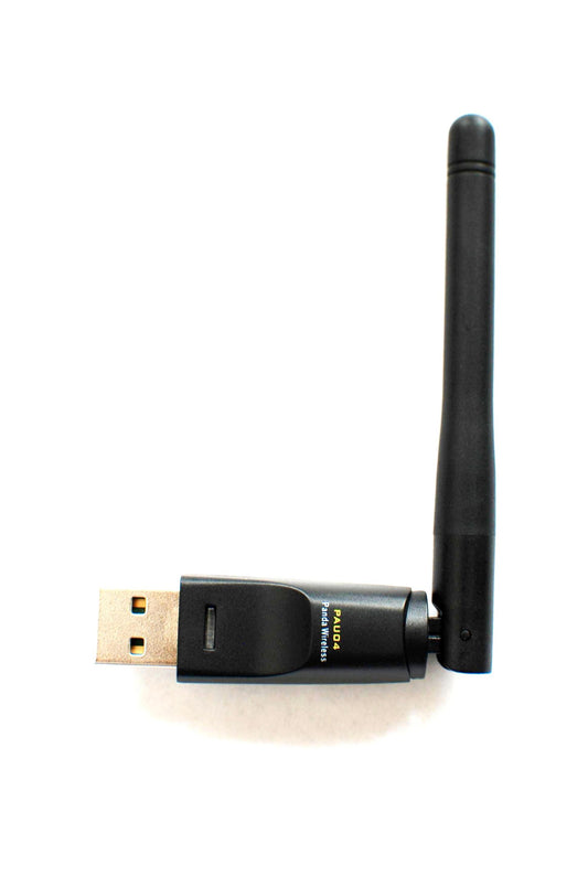 Panda Wireless Mid Range 150Mbps Wireless N USB Adapter w/ 2dBi Antenna - Win XP/Vista/7/8/10/11, Mint, Ubuntu, MX Linux, Manjaro, Fedora, Centos