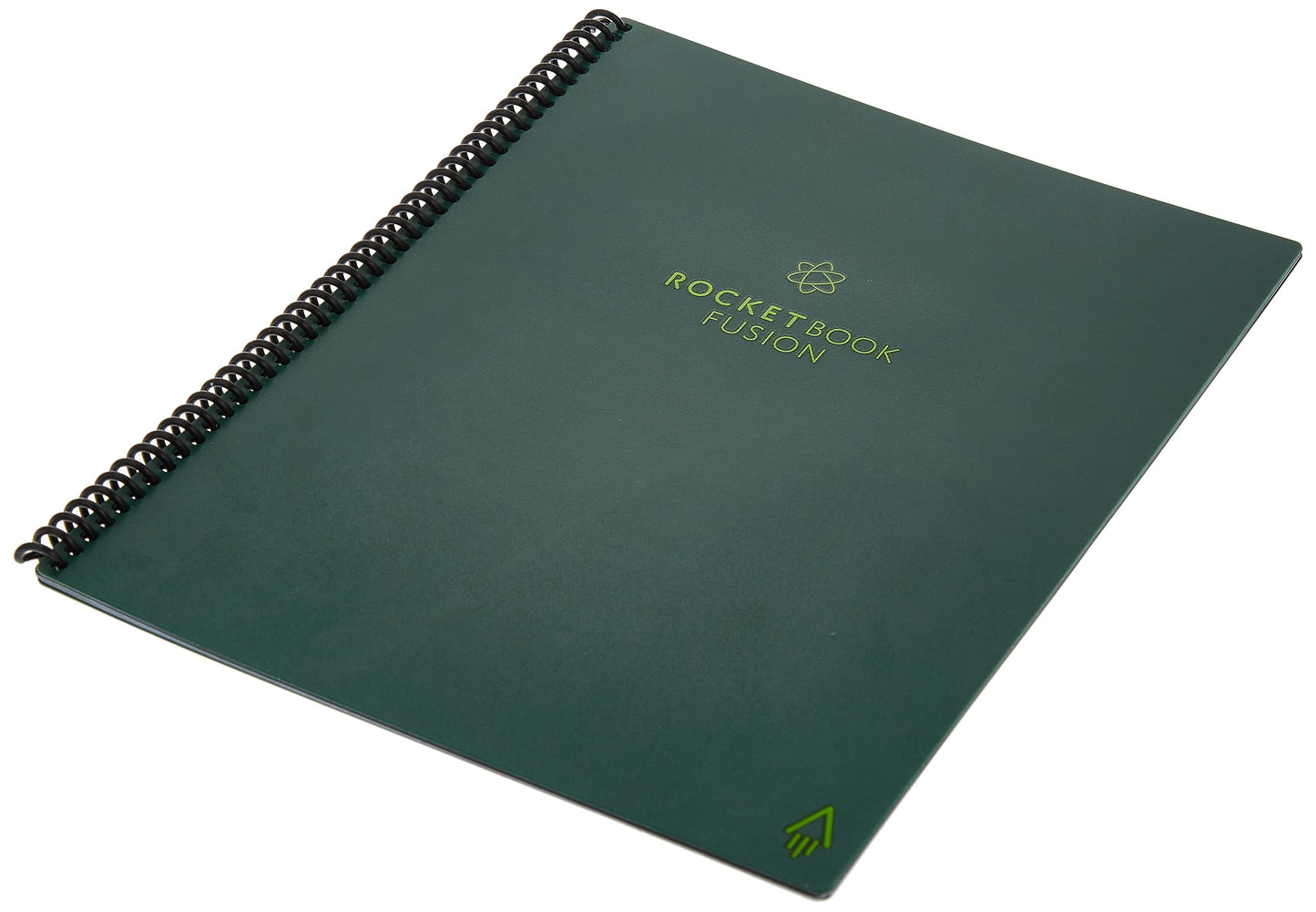 Rocketbook Fusion Reusable Undated Productivity Planner, Letter Size 8.5x11, Green - Goals, Monthly and Weekly Calendar, Daily To-do List, Lined