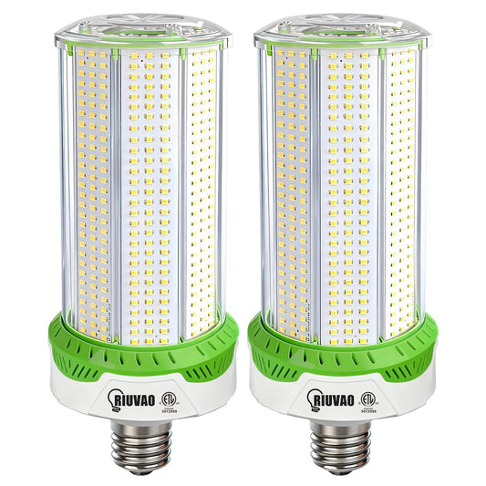 2 Pack 150W LED Corn Light Bulb 22500LM 5000K Daylight Super Bright LED Corn Bulbs, E26/E39 Base Light Bulb for Warehouse, Workshop, Garage, High Bay