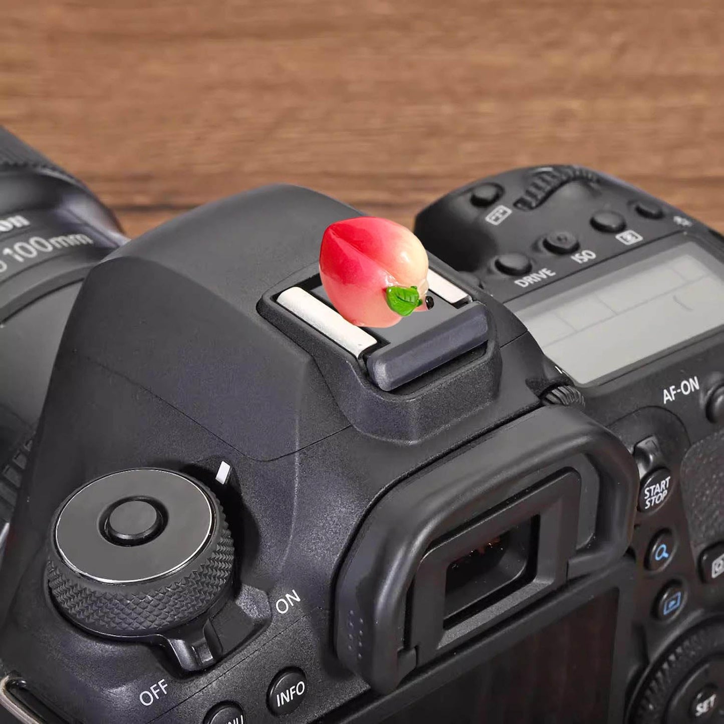 Camera Hot Shoe Cover, Cute Hot Shoe Cap, Hot Shoe Protector Compatible with Sony Fujifilm Fuji Canon Nikon Pentax Leical Panasonic (2pcs Grape Peach)