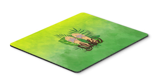 Caroline's Treasures BB7449MP Aloha Flip Flops Mouse Pad, Hot Pad or Trivet for Home Office Gaming Working Computers Laptop Mouse Mat,Washable Large