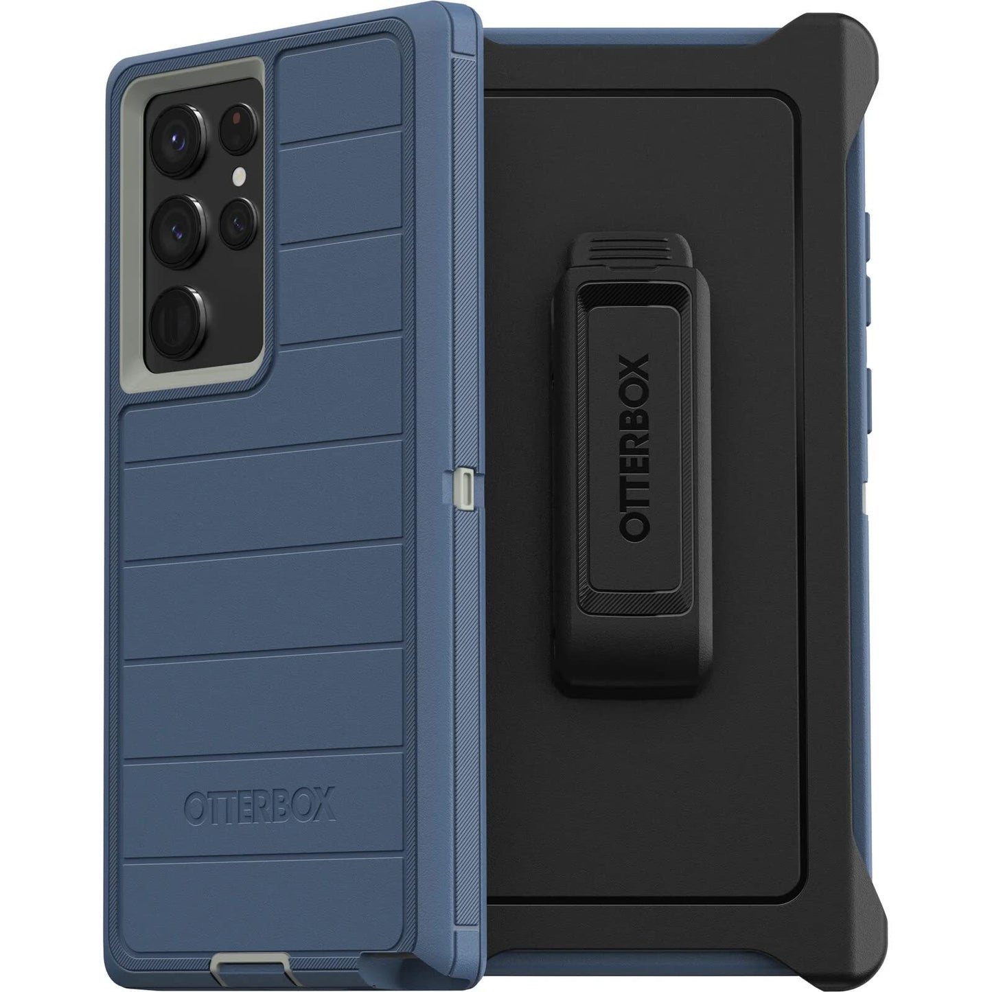 OtterBox Defender Series Case for Samsung Galaxy S22 Ultra (Only) - Holster Clip Included - Microbial Defense Protection - Non-Retail Packaging - Fort