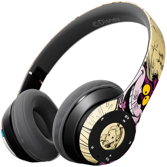 Disney Alice in Wonderland Bluetooth Headphones - Wireless Headset W/Built in Mic and Up to 15 Hrs Playtime - Alice in Wonderland Gifts for Women…