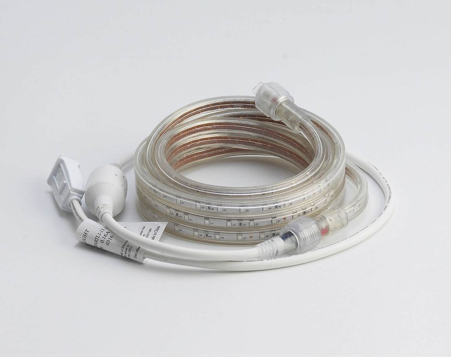 CBConcept UL Listed, 30 Feet, Super Bright 8100 Lumen, 3000K Warm White, Dimmable, 110-120V AC Flexible Flat LED Strip Rope Light, Commercial Grade