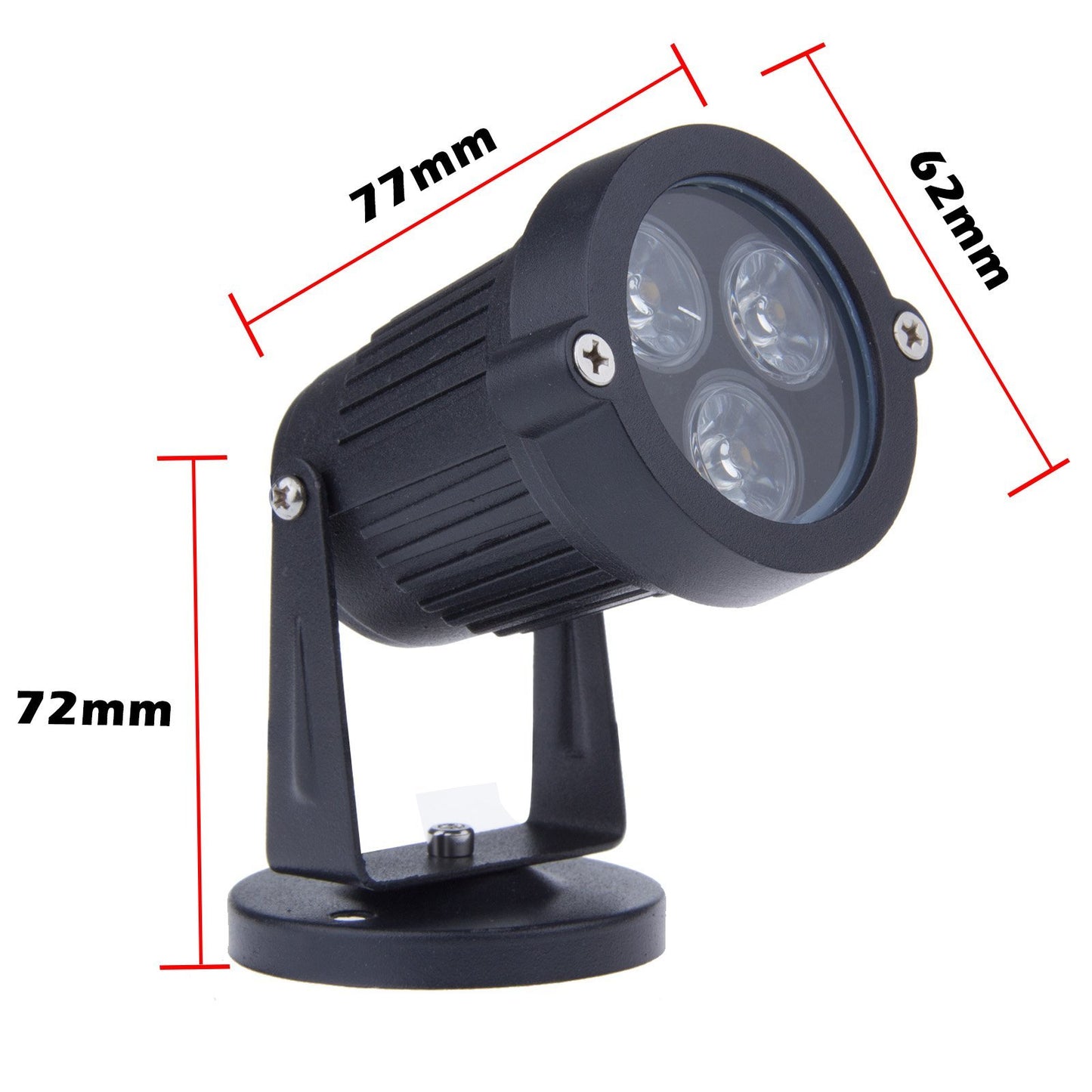 LemonBest® LED Low Voltage Landscape up Down Light for Outdoor Yard Step Lighting Warm White