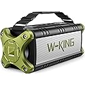 Portable Speakers Bluetooth Wireless, 90W Max Loud Outdoor Speaker with 50W Deep Bass, Boombox Sound, IPX6 Waterproof, 40H, EQ, Dual Pairing