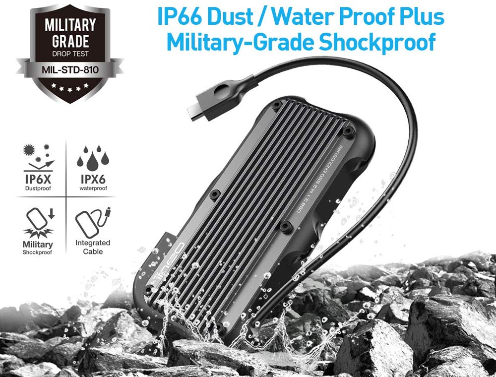 Avolusion ineo (C2594-480G+32) Rugged Mini 480GB (512GB) USB 3.1 Portable External SSD + Free 32GB USB Flash Drive [Ultra Speed R/W up to 950MB/s]