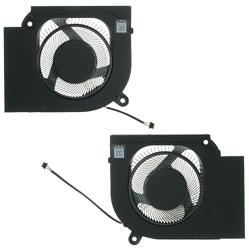 CPU and GPU Cooling Fan Replacement for Acer Predator Helios Neo 16 500 PHN16-71 PHN18-71 N22Q22 FQ1H DFSCL12E16486M, FQ1J DFSCK22D05883M 12V 1A Fan