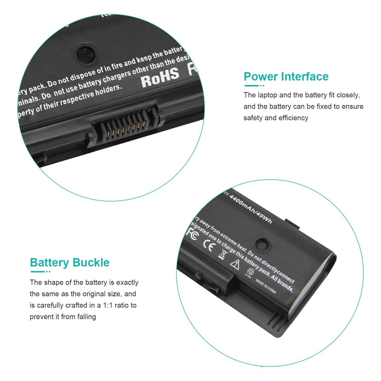 Fancy Buying PI06 Laptop Battery for HP PI09 710416-001 710417-001, Envy 15 15T 17 Pavilion 14-E000 15-E000 15t-e000 15z-e000 17-E000 17-E100 17Z-E100