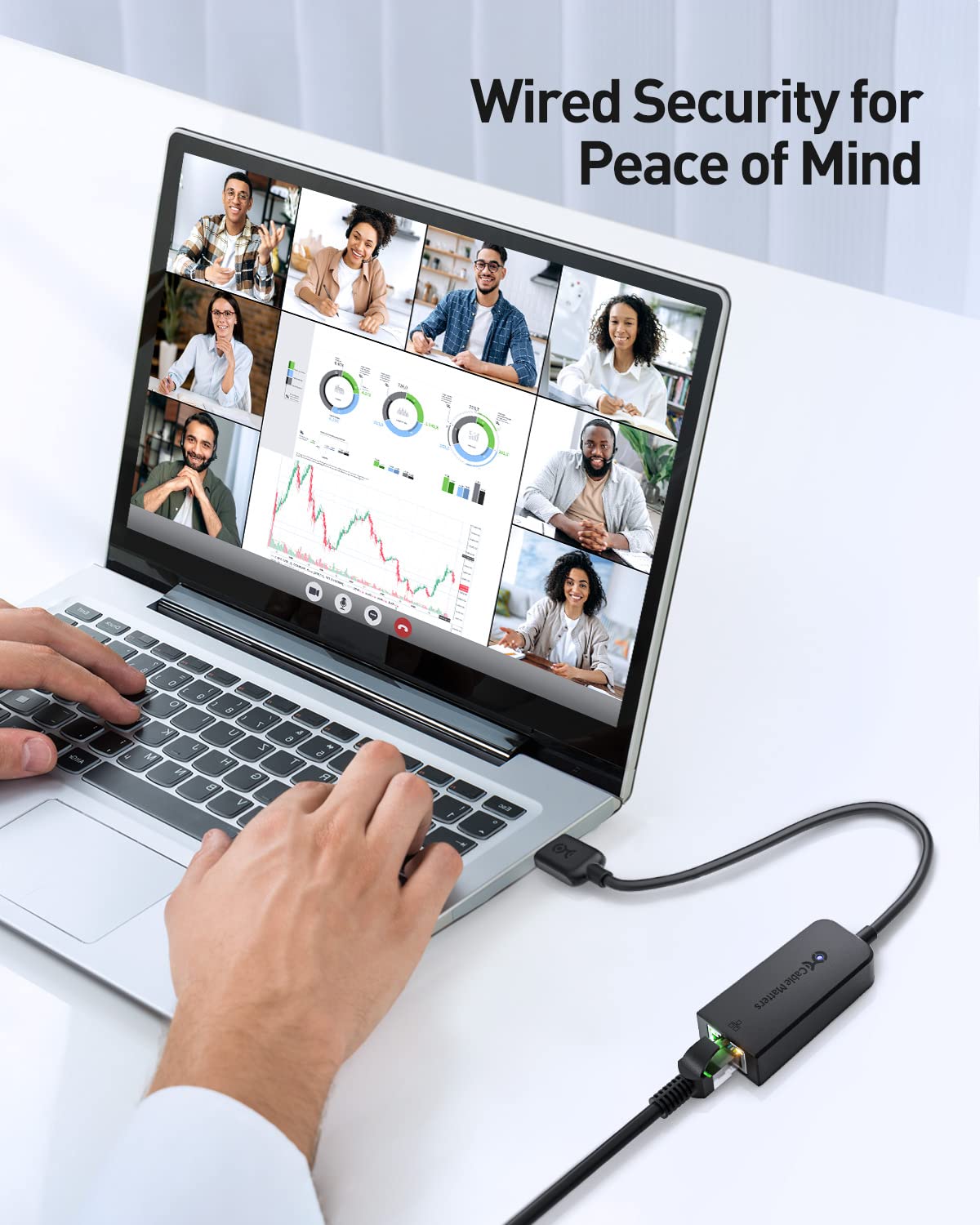 Cable Matters USB 2.0 to Ethernet Adapter, Plug & Play
