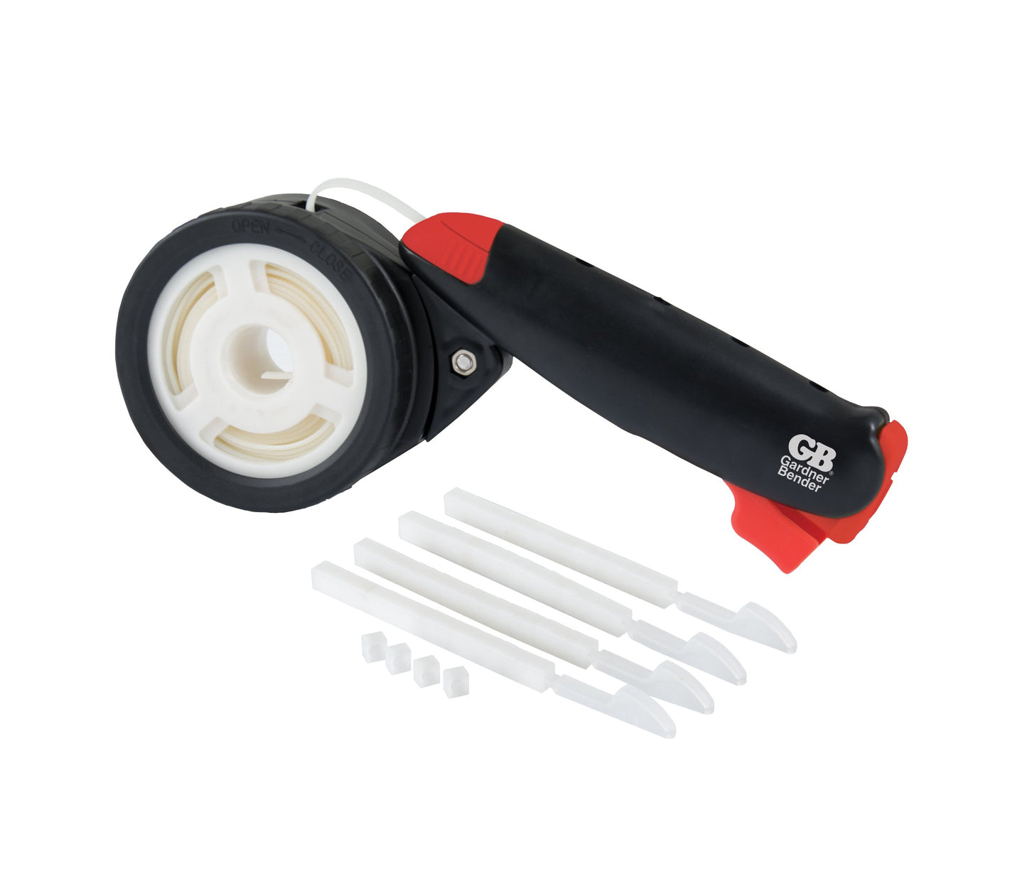 Gardner Bender BB-K01 Bundle Boss Cable Tie Dispenser, 39 ft Cable Tie Replacement Spool, 50 lb, 100 Locking Clips, Electrical Wire and Cord