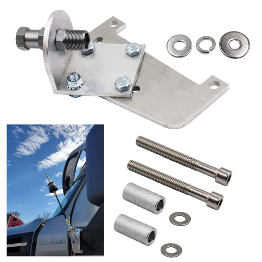 LOSTAR Fit for 2017-Up Cascadia P4 PCA5502, PC-A55-02 Mirror Antenna Mount Freightliner