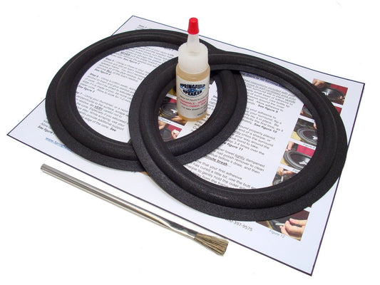 Allison 8" Speaker Foam Surround Edge Repair Kit - 2 Speaker Kit - Compatible with 8" Allison 2, 4, Four, 5, 6, 110, 130, A-4, A4, AL-130, AL130, Cube