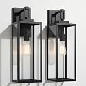 Faymart lighting 2 Pack 22" Large Size Outdoor Wall Sconce,22 Inch Outdoor Wall Lantern Light for Garage Porch Light Extra Large Exterior Light