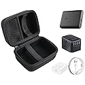 inDomit Travel Charging Accessories Storage Kit - Hard Protective Case Fits Power Bank, Power Adapter & Data Cables(Case Only)