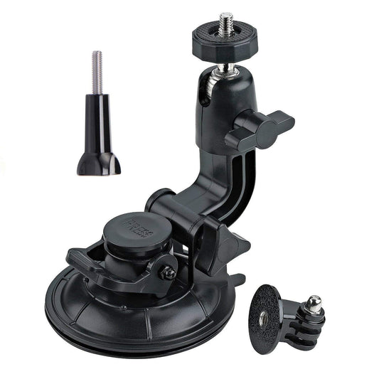 ASOCEA Action Camera Suction Cup Mount Windshield Camera Holder Tripod Adapter with 1/4" Screw Compatible with Gopro Hero 13 12 11 10 9/AKASO