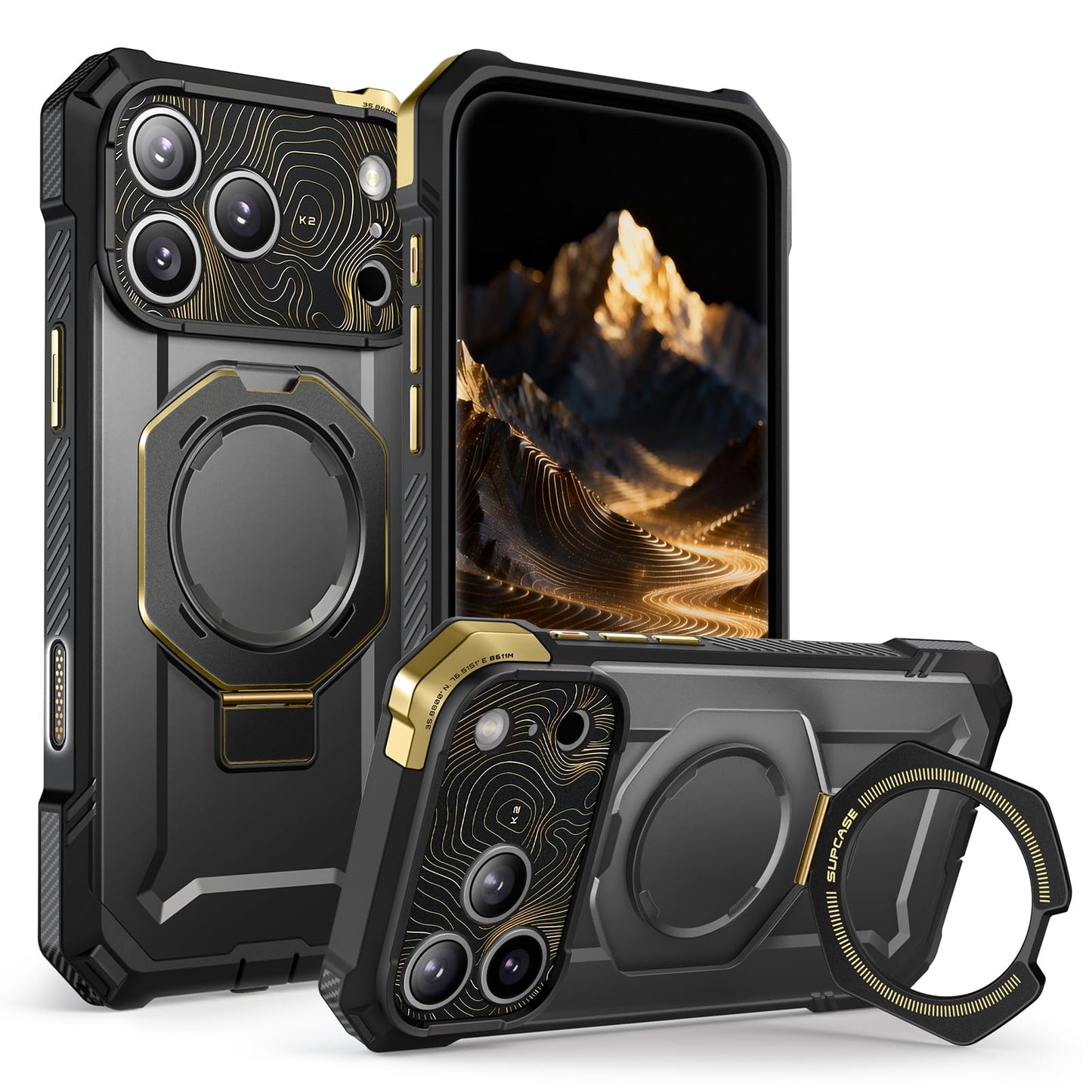 SUPCASE for iPhone 17 Pro Max Case with Kickstand (Unicorn Beetle Grip), [Camera Control Cover] [Compatible with MagSafe] [Military-Grade Drop