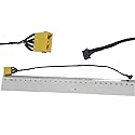 DC-in Jack for Ideapad Yoga 13 11201285 145500057 145500058 Yoga 13 20175 Yoga13 Touch 13-5934 13-5935 145500046, DC Power Jack Harness Port Connector