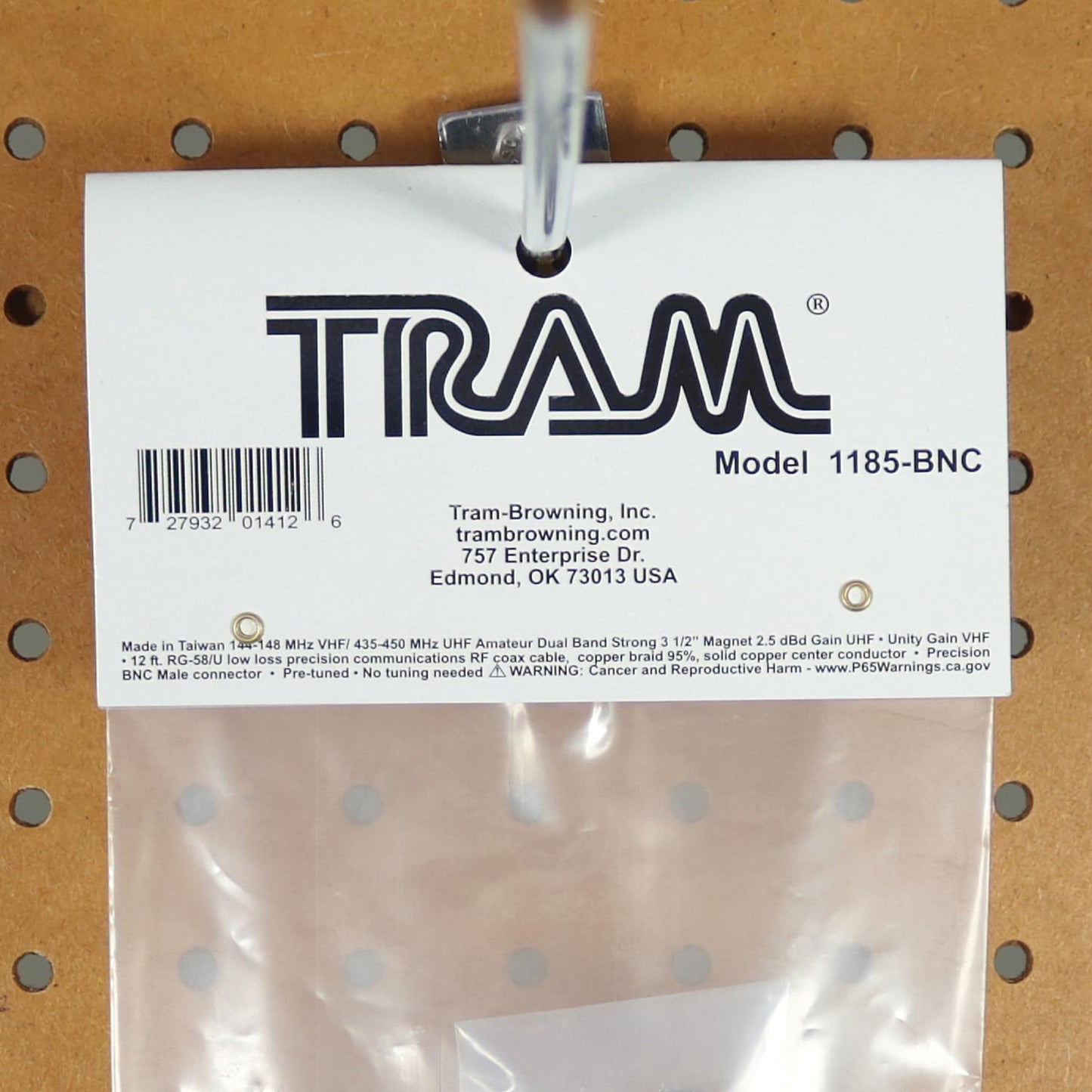 Tram® Amateur Dual-Band Magnet Antenna with BNC-Male Connector