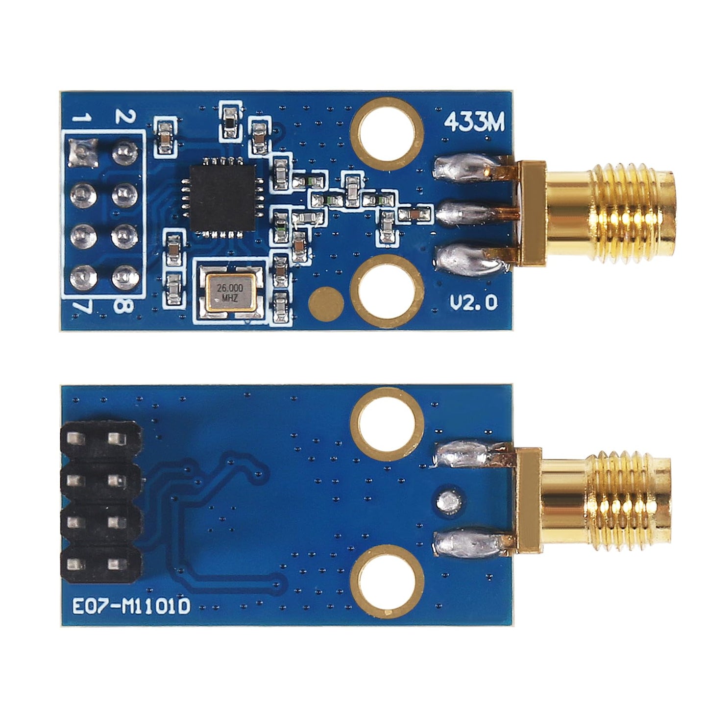 MELIFE CC1101 Wireless Module with SMA Antenna Wireless Transceiver Module 315/433/868/915MHZ