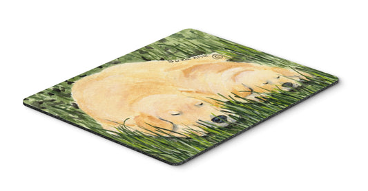 Caroline's Treasures SS8838MP "Golden Retriever Mouse Pad, Hot Pad or Trivet" for Home Office Gaming Working Computers Laptop Mouse Mat,Washable Large