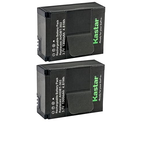 Kastar 2-Pack Battery Replacement for Suptig Diving Light High Power Dimmable Waterproof LED Video Light, Suptig XShot Dimmable Waterproof (45m) LED