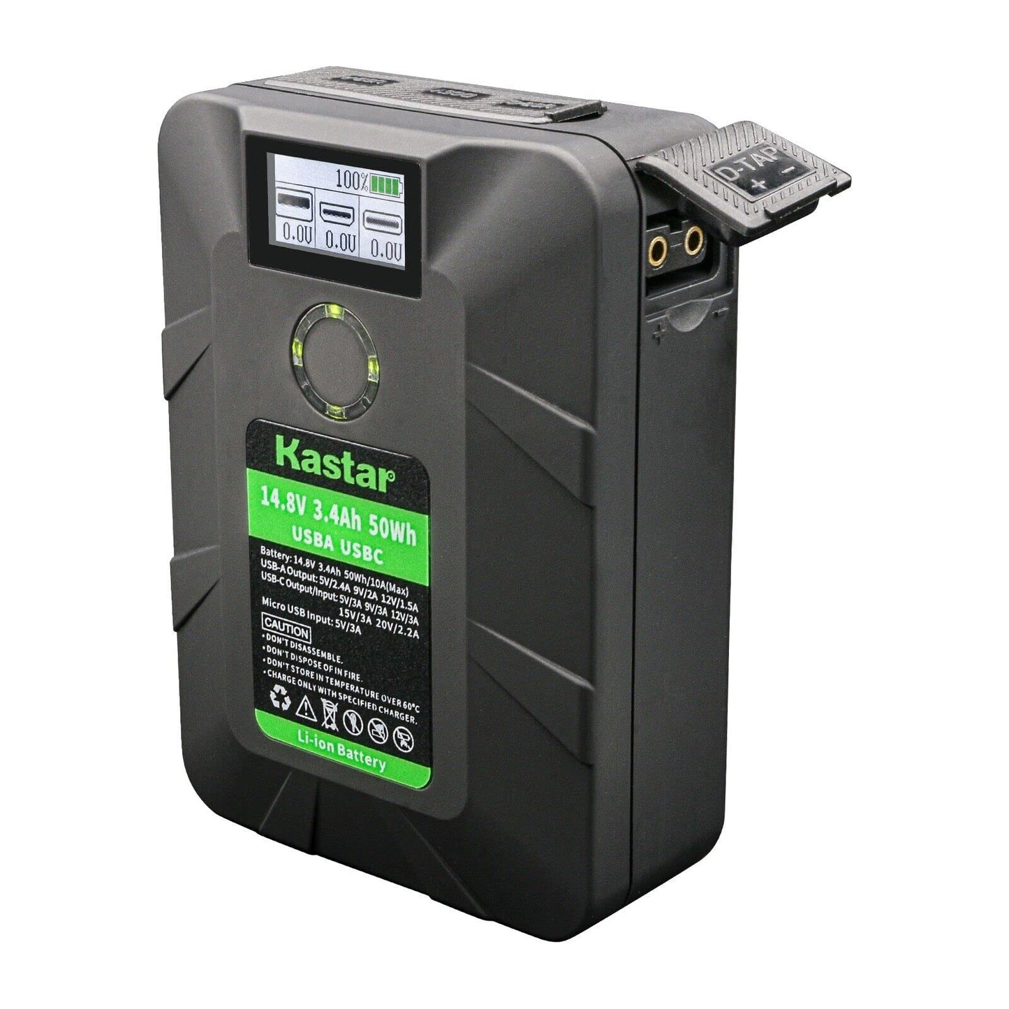 Kastar BP-Y50W V-Mount Battery Compatible with DSR-450WSP DSR-450WSPL DSR-50 DSR-50P (Portable Recorder) DSR-500WS DSR-500WSL DSR-500WSP DSR-500WSPL