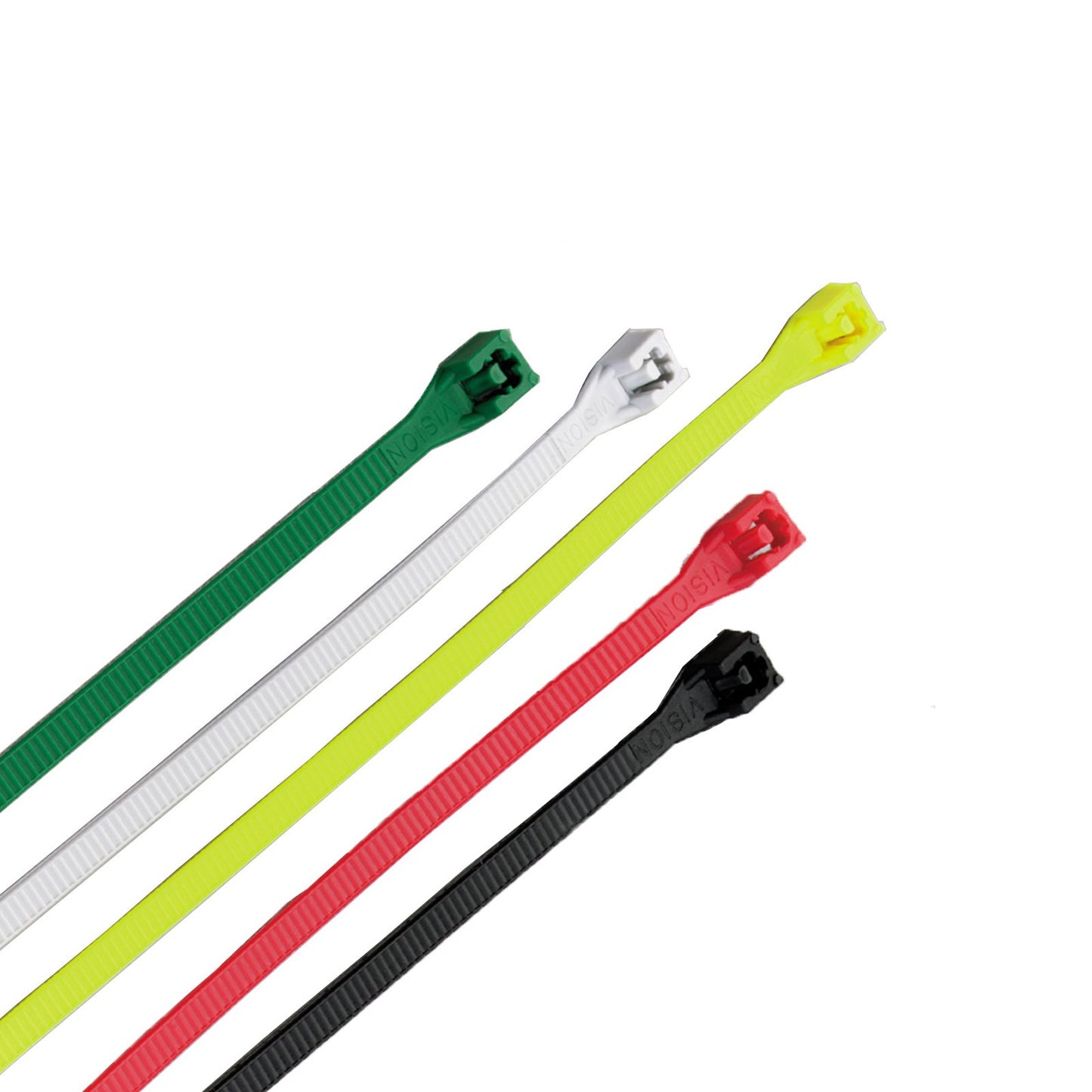 Calterm 71110 4"x8"x11" Nylon Cable Tie, Black & Natural, Assorted