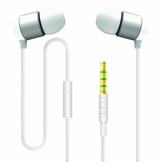 Incipio NX-312 F90 Hi Fi Stereo Earbuds - White/Silver