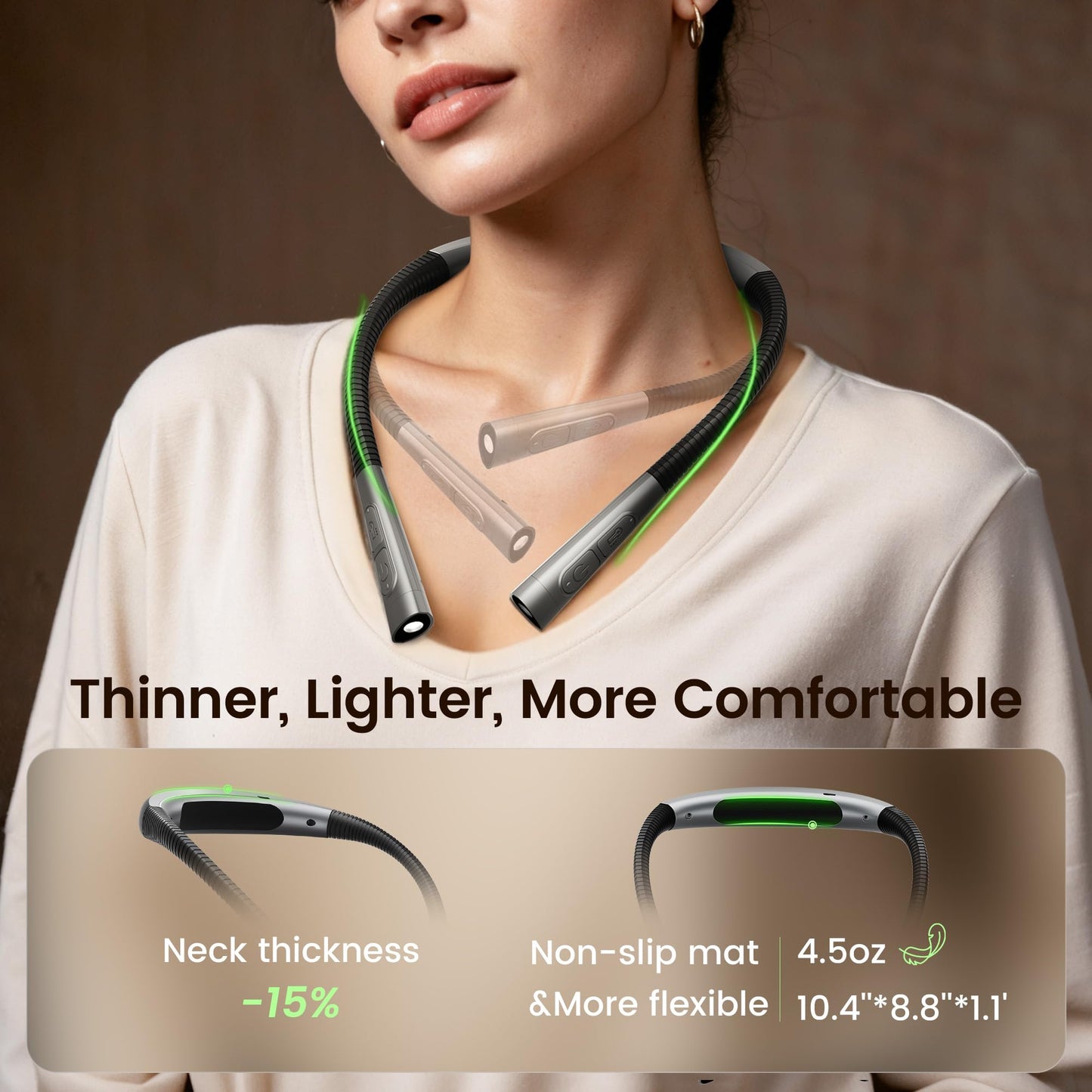 Glocusent Neck Light for Book Reading