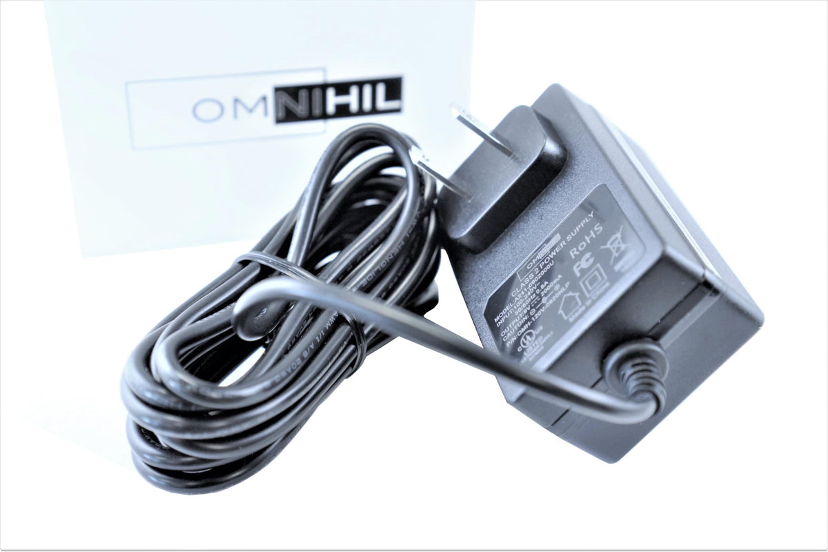 OMNIHIL [UL Listed] 8 Foot Long AC/DC Power Adapter 12V 2A (2000mA) 5.5x2.5millimeters Compatible with SIMPLETECH STB24-12A Switching Cable PS