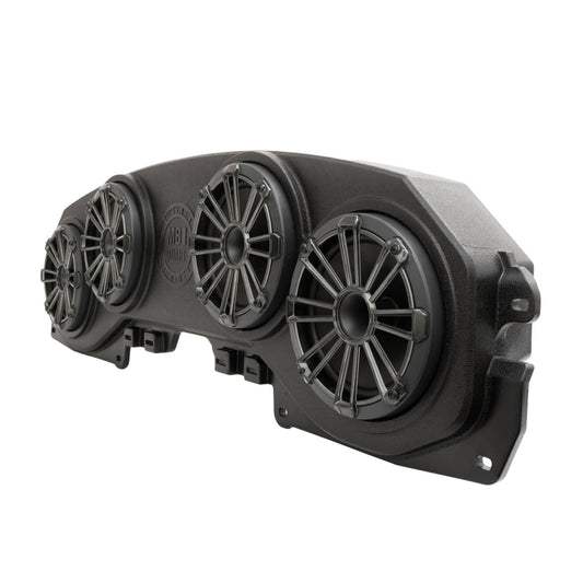 MB Quart MBQJ-48HRGB Jeep Wrangler JL/Gladiator JT Rear Soundbar with 8-Inch Compression Horn Speakers, Titanium Tweeters, RGB Light, Car Stereo Kit