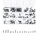 QTEATAK 300Pcs Black Laptop Notebook Computer Replacement Screws Kit for Lenovo Toshiba Gateway Samsung HP IBM Dell Sony Acer Asus SSD Hard Disk SATA
