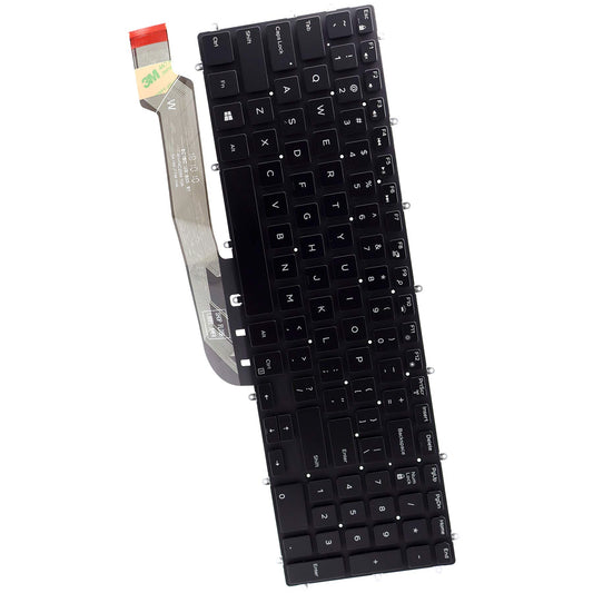 Deal4GO US Laptop Backlit Keyboard 3NVJK GDXT4 for Dell Inspiron 5565 5567 5570 5575 5587 5765 5767 5770 5775 7566 7567 7568 7577 7588 7773 7778 7779