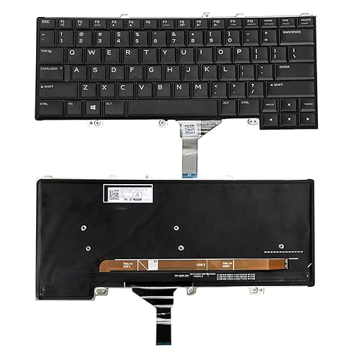 New US Black Backlit English Laptop Keyboard Replacement for Dell Alienware 13 R3 Alienware 15 R3 Alienware 15 R4 Light Backlight