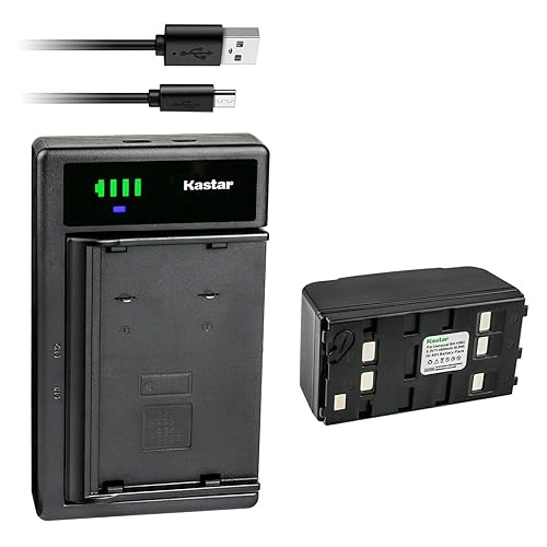 Kastar 1-Pack Battery and Smart USB Charger Replacement for RCA 1CVA157 1CVA158C 244265 244427 AV-158C AV8MLED AV8M3W BB700 BB99L FB-120 FB-1260, RCA