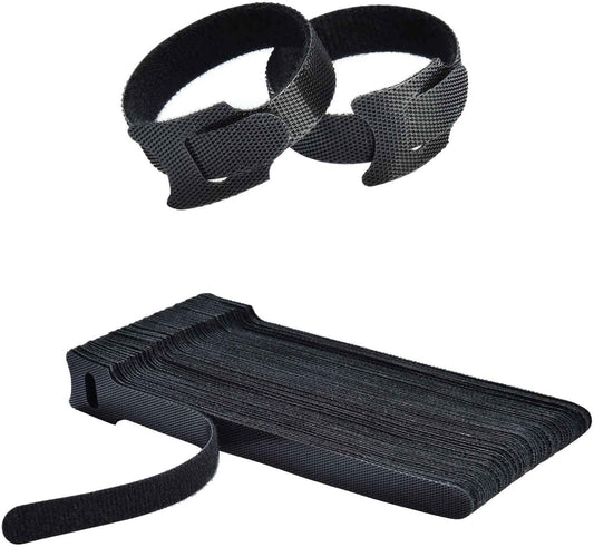 ZCEXLBNF 50PC Cable Ties Reusable - Cable Straps Multi-Purpose Tie Wraps Fastening Straps Used for Headphones Phones 1