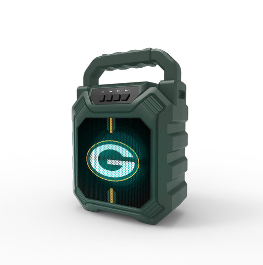 SOAR NFL XL ShockBox Wireless Bluetooth Speaker, Green Bay Packers