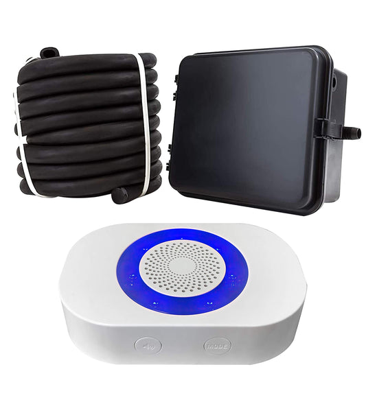 Dakota Alert Driveway Alarm Sensor - Wireless One Mile DCRH-4k Plus Rubber Hose Driveway Alarm System, Relay Outputs, RE-4k Plus Receiver & DCHT-4000