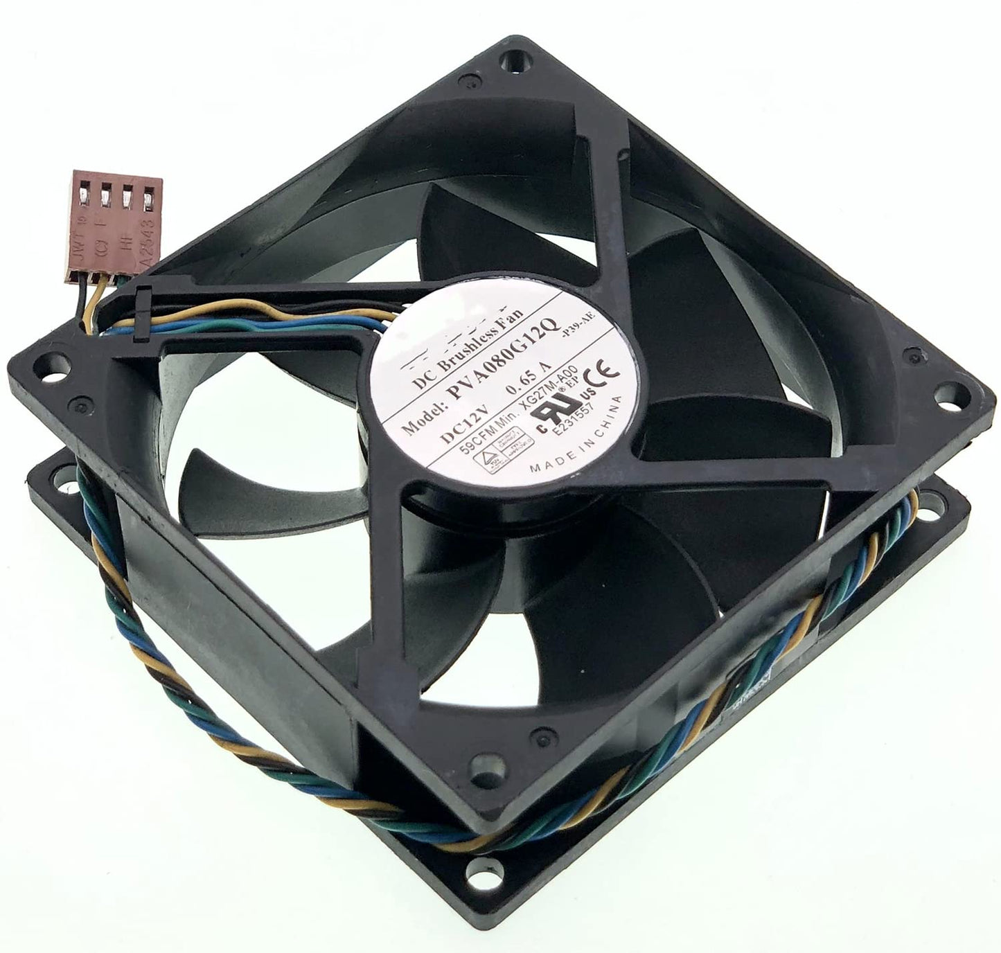 for PVA080G12Q Foxconn 80mm Fan12V 0.65A PWM Temperature Control Super air Volume Fan 4-Wire CPU Cooling Fan