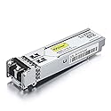 10GTEK 1.25G SFP 1000Base-SX, 850nm MMF, up to 550 Meters, Compatible with D-Link DEM-311GT, Ubiquiti UniFi UF-MM-1G, Mikrotik S-85DLC05D, Supermicro