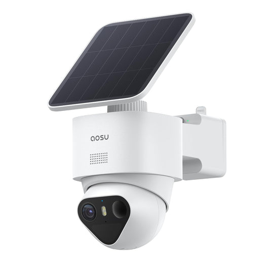 aosu T2 Ultra 4K Security Cameras Wireless Outdoor, TrueColor Night Vision, AI Triple Detection, 360° Auto Tracking, Solar Powered WiFi Camera