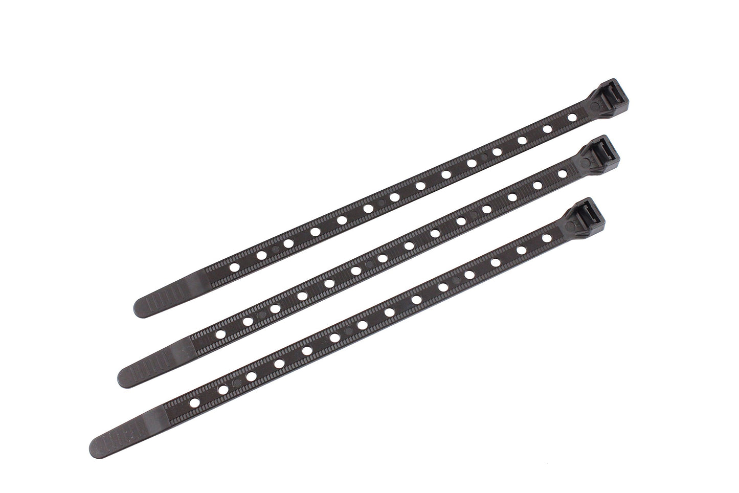 Southwire 8-Inch Heavy Duty Mountable Cable Ties, 50lb Tensile Strength, Universal Easy Zip, 100 pack, Black