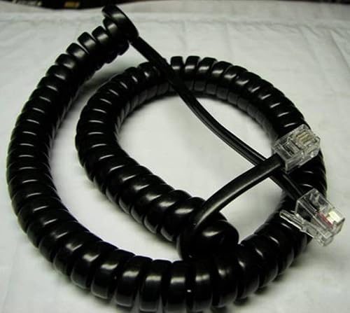 DIY-BizPhones Black 9 Ft Short Handset Cord Compatible with Sprint Protege Phone 475639 475712 475714 475601 475603 475639 475651 475716 475718